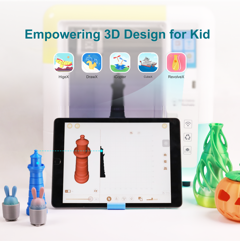 XMAKER benefits - Empowering 3D Design for Kid