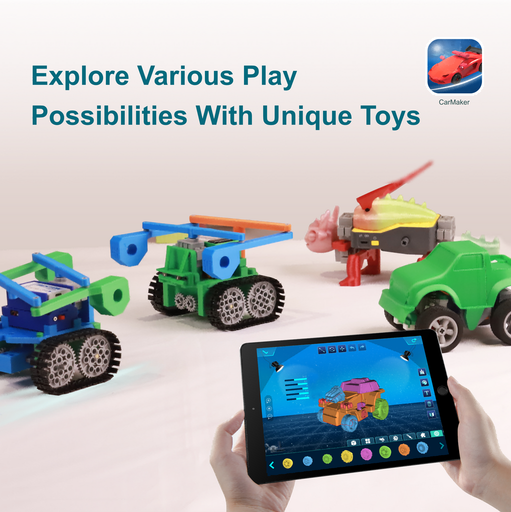 XMAKER benefits - Explore Various Play Possibilities with Unique Toys