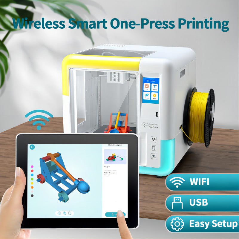 XMAKER features - wireless smart one press printing