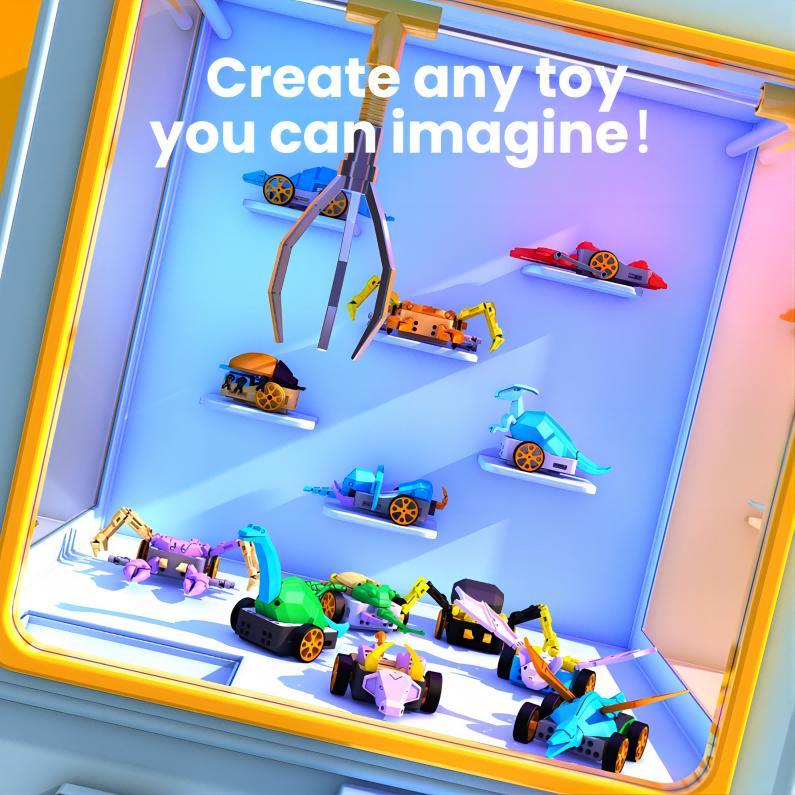 product benefit - Create any toy you can imagine!